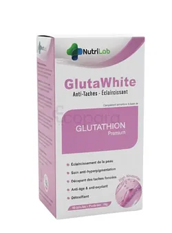 NUTRILAB GLUTA WHITE ANTI-TACHES ECLAIRCISSANT BOITE DE 60 GELULES