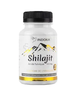 INDOKA SHILAJIT ACIDE FULVIQUE 100MG BOITE DE 60 GELULES