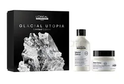 L'OREAL COFFRET GLACIAL UTOPIA LIMITED EDITION METAL DETOX SERIE EXPERT SHAMPOOING 300ML + MASQUE 250ML