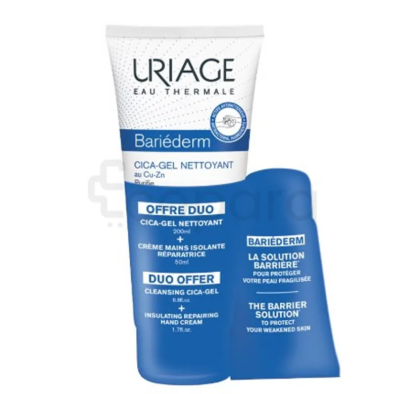 BARIEDERM PACK CICA-GEL 200ML + CREME MAINS 50ML