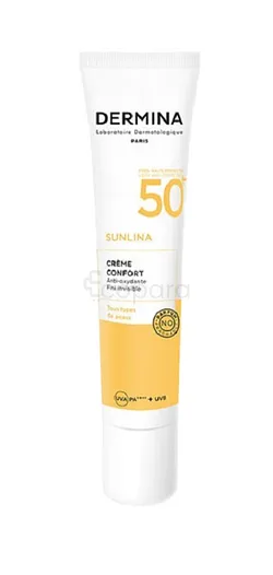 DERMINA SUNLINA CREME CONFORT INVISIBLE SPF50 40ML
