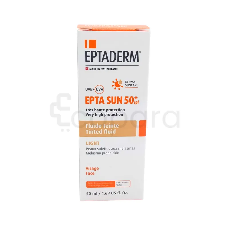 EPTADERM EPTA SUN SPF50+ TEINTE CLAIR 50ML