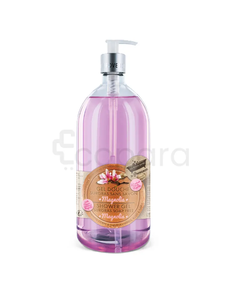 LES PETITS BAINS DE PROVENCE GEL DOUCHE SURGRAS SANS SAVON MAGNOLIA 1L