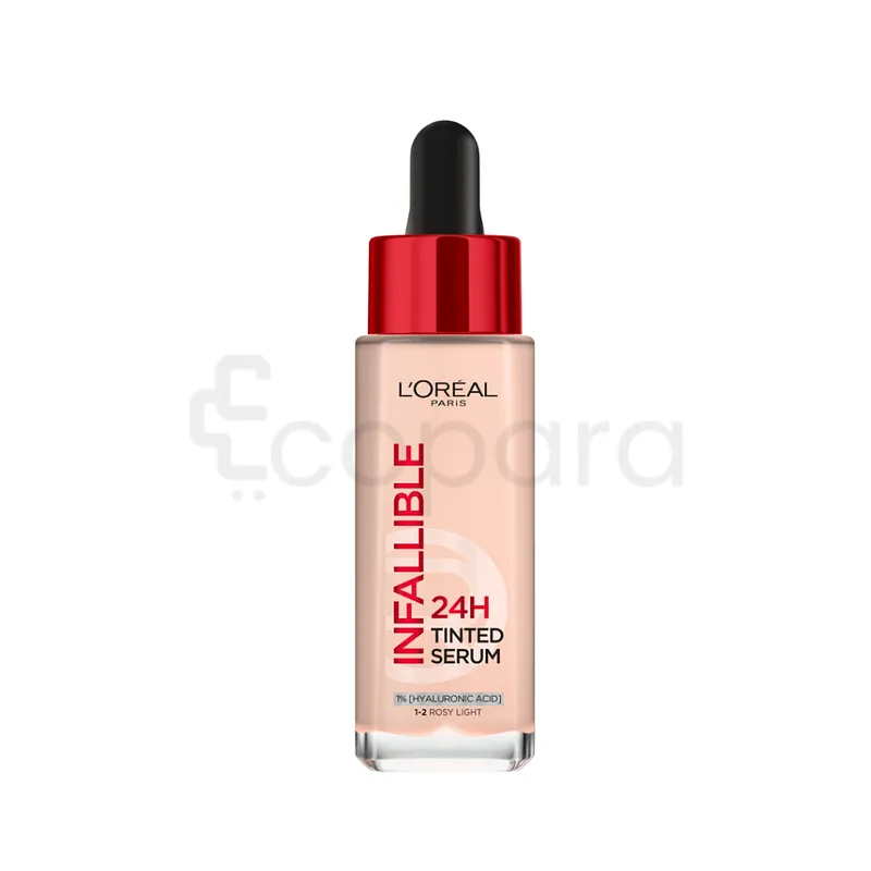L'OREAL PARIS INFAILLIBLE 24H TINTED SERUM NUMERO 1-2 ROSY LIGHT