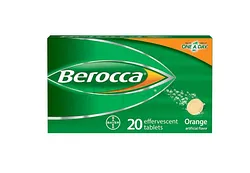 BEROCCA SANS SUCRE BOITE DE 20 COMPRIMES EFFERVSCENTS GRAND MODELE