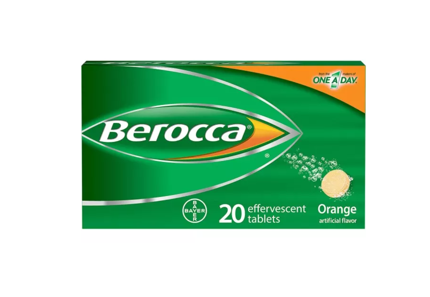 BEROCCA SANS SUCRE BOITE DE 20 COMPRIMES EFFERVSCENTS GRAND MODELE