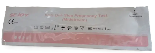 SEJOY HCG ONE STEP TEST DE GROSSESSE BOITE DE 25 REFERENCE HCG-102