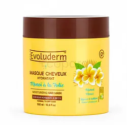 EVOLUDERM MASQUE CHEVEUX HYDRATANT MONOI A LA FOLIE 500ML