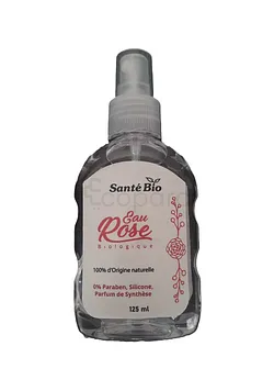 SANTE BIO EAU DE ROSE 100% D'ORIGINE NATURELLE 125ML