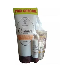 ROGE CAVAILLES PACK GEL DE DOUCHE SOUVENIR D'ENFANCE 200ML + BAUME A LEVRES 5.5ML + CREME MAINS ET ONGLES VELOUTANTE 50ML