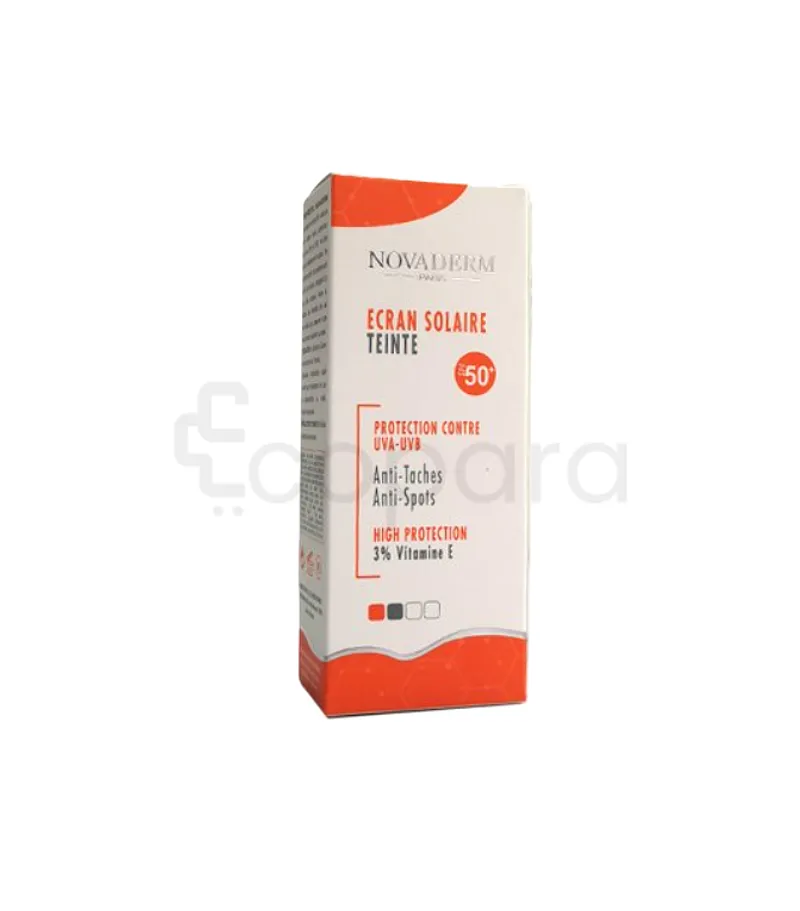 NOVADERM ECRAN SOLAIRE TEINTE SPF50+ 50ML