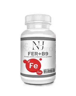 NJ PHARMA FER + B9 14MG BOITE DE 30 GELULES