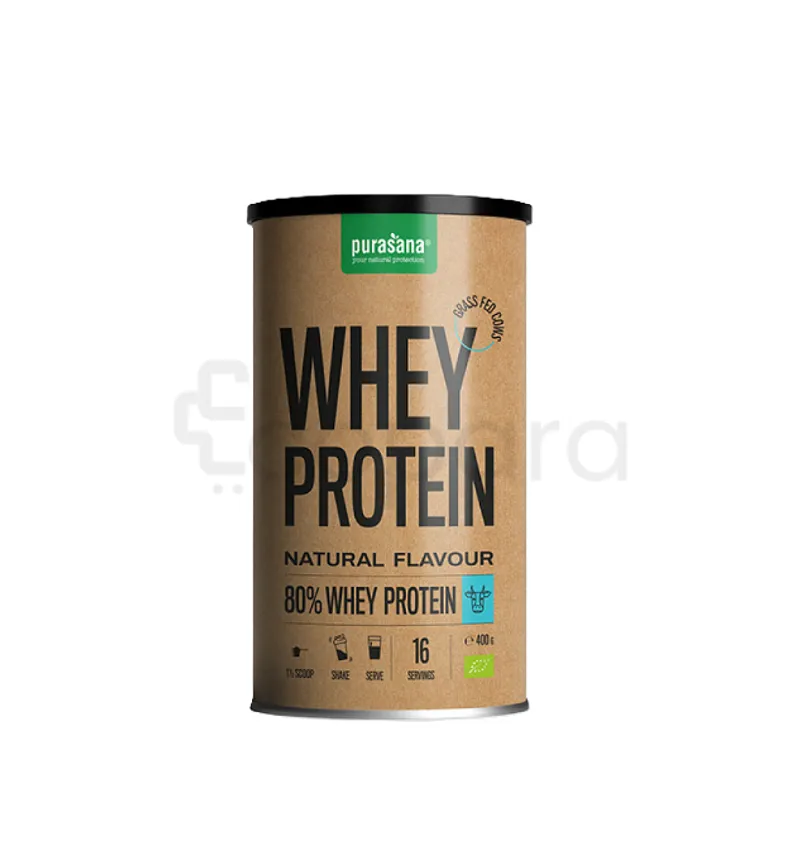PURASANA WHEY ORGANIC PROTEINE DE PETIT LAIT VNATURAL TASTE 400G