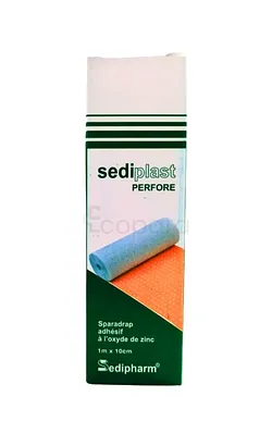 SEDIPLAST PERFORE 1M*10CM ROUGE