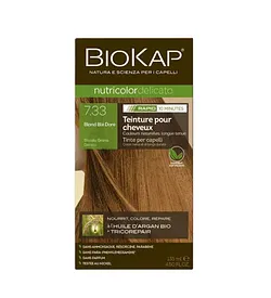 BIOKAP NUTRICOLOR DELICATO RAPID 10 MINUTES NUMERO 7.33 BLOND BLE 135ML