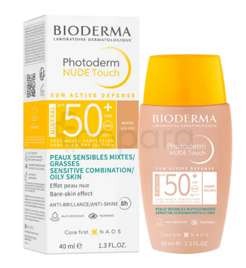 BIODERMA PHOTODERM NUDE TOUCH TEINTE DOREE SPF50+ 40ML