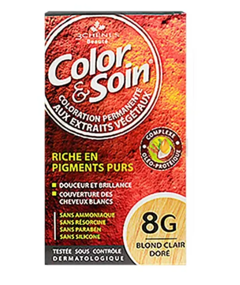COLOR ET SOIN 8G BLOND CLAIR DORE