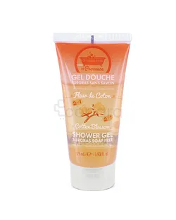 LES PETITS BAINS DE PROVENCE GEL DOUCHE SURGRAS SANS SAVON FLEUR DE COTON 50ML