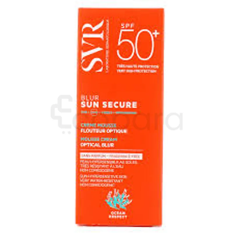 SVR SUN SECURE BLUR CREME MOUSSE FLOUTEUR OPTIQUE SPF50+ SANS PARFUM 50ML