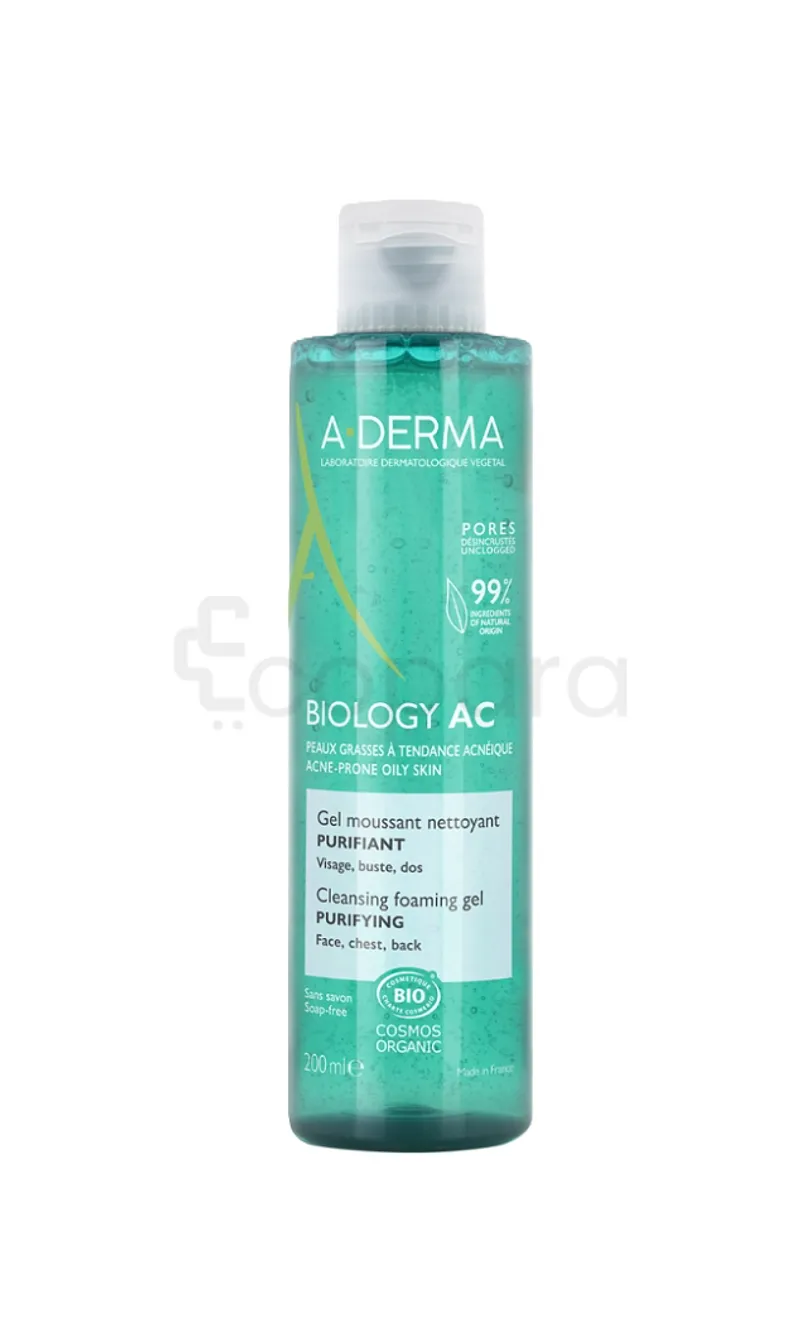 ADERMA BIOLOGY AC GEL MOUSSANT NETTOYANT 200ML