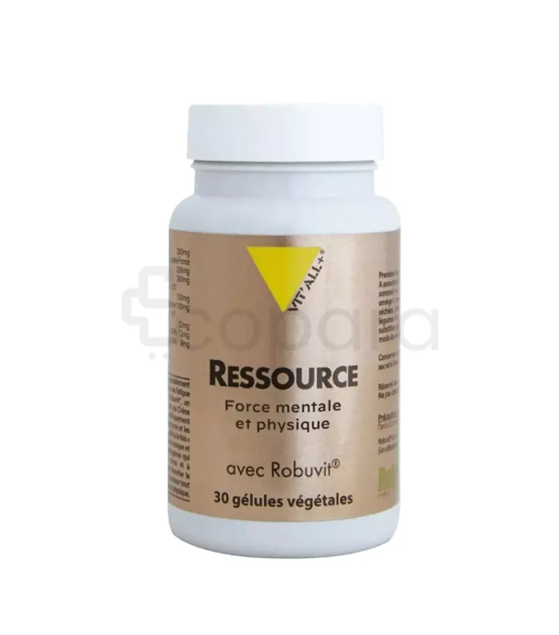 VITALL+ RESSOURCE FATIGUE MENTRALE ET PHYSIQUE BOITE DE 30 GELULES