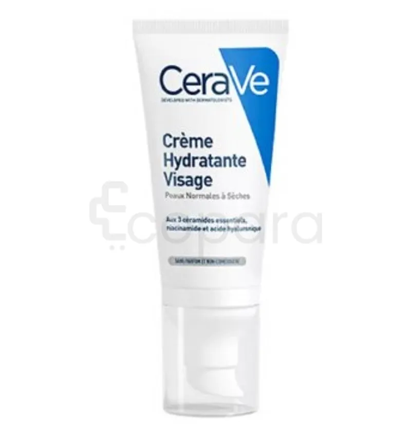 CERAVE CREME HYDRATANTE VISAGE PEAUX NORMALES A SECHES 52ML