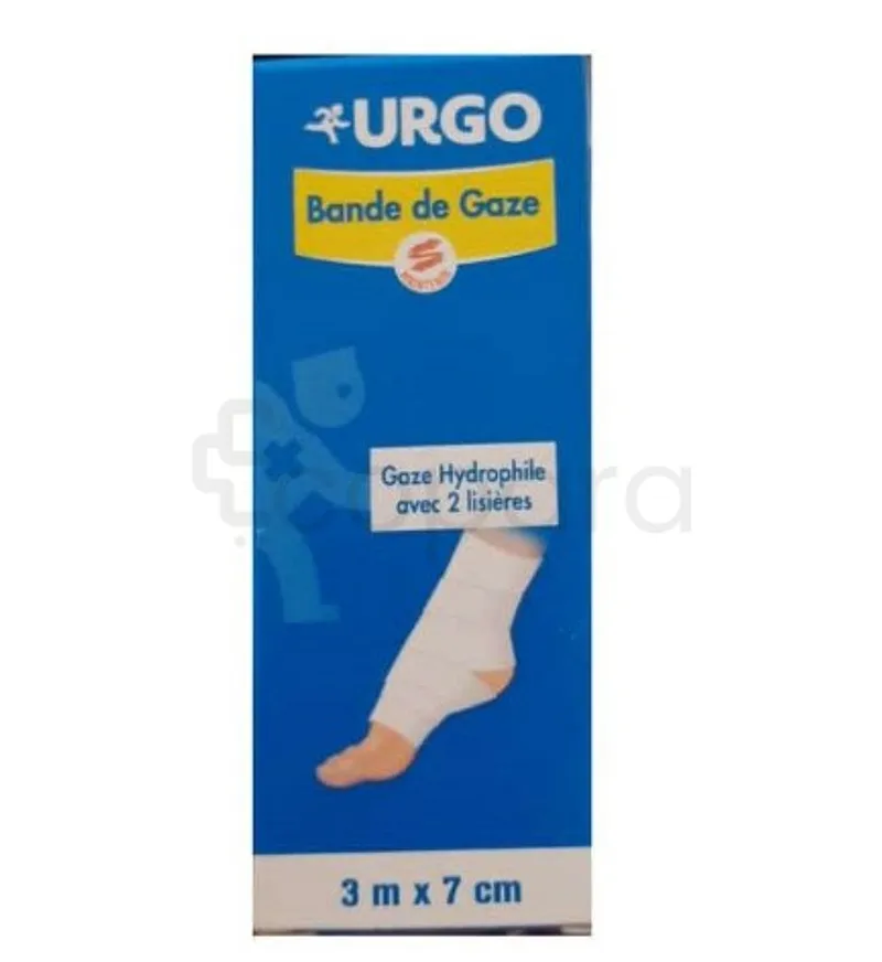 URGO BANDE DE GAZE 3M*7CM