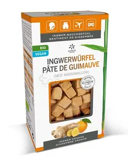 LEMON PHARMA GINJER PATE DE GUIMAUVE GINGEMBRE ET ORANGE BIO 60G