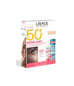 URIAGE COFFRET ROSELIANE CC SPF50+ TEINTE CLAIRE 40ML + EAU THERMALE 50ML OFFERT
