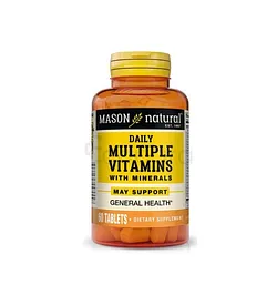 MASON NATURAL DAILY MULTIPLE VITAMINS WITH MINERALS BOITE DE 60 COMPRIMES