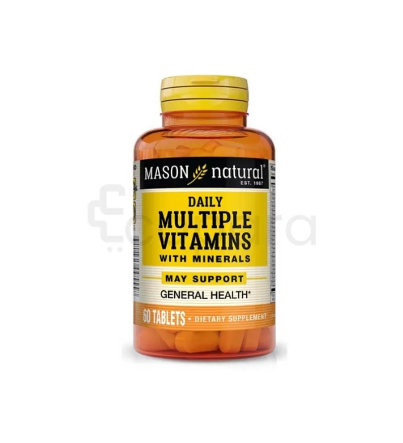 MASON NATURAL DAILY MULTIPLE VITAMINS WITH MINERALS BOITE DE 60 COMPRIMES