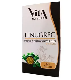 VITA NATURE FENUGREC 300MG BOITE DE 60 GELULES