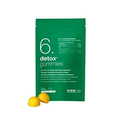 S+SWLAB 6 DETOX GUMMIES 126G GOUT CITRON BOITE DE 42 GOMMES