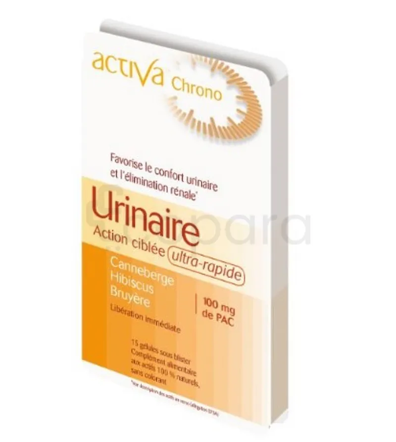 ACTIVA CHRONO URINAIRE BOITE DE 15 GELULES