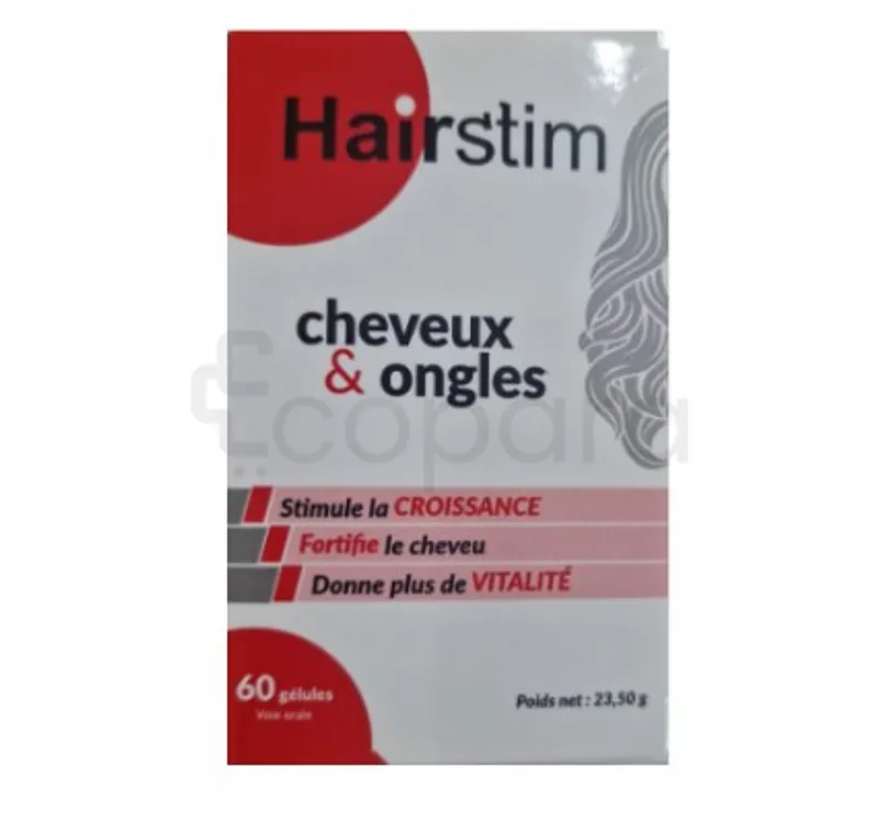 HAIRSTIM CHEVEUX & ONGLES BOITE DE 60 GELULES