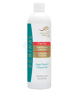 ECRINAL FAMILY SHAMPOOING ULTRA-DOUX TOUS TYPES DE CHEVEUX USAGE FREQUENT AU LIPESTERS DE SOIE 400ML