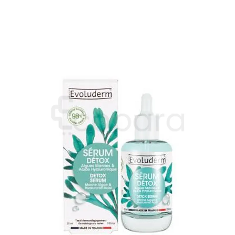 EVOLUDERM SERUM DETOX ALGUE ET HYALURONIC ACID 30ML