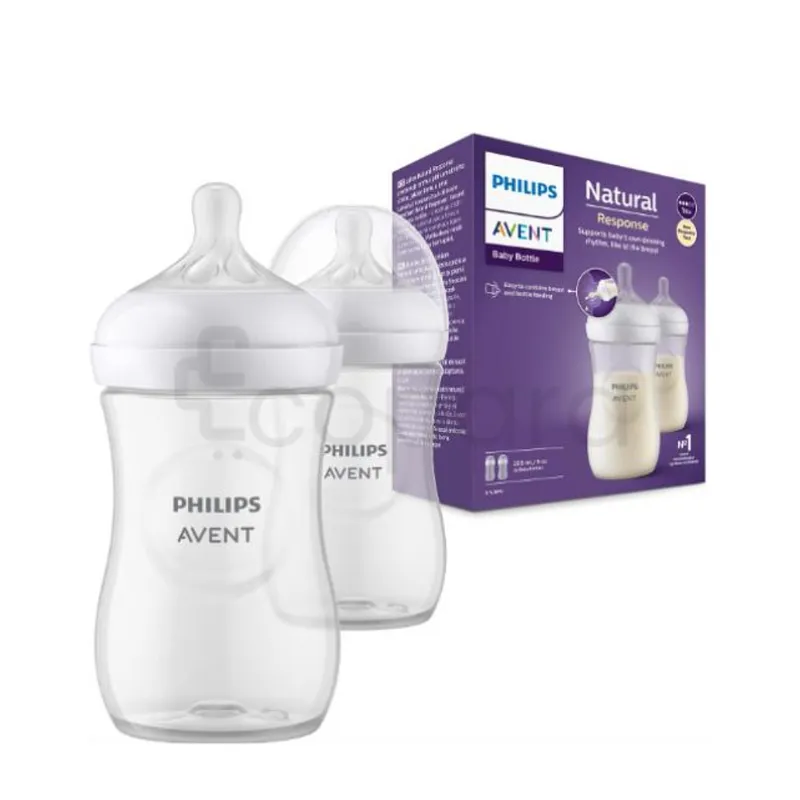 AVENT BIBERONS NATURAL RESPONSE +1MOIS 260ML BOITE DE 2 REFERENCE SCY903/02