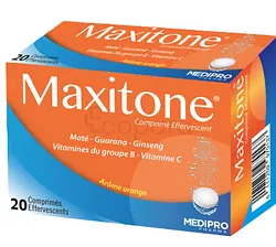 MAXITONE BOITE DE 20 COMPRIMES EFFERVESCENTS