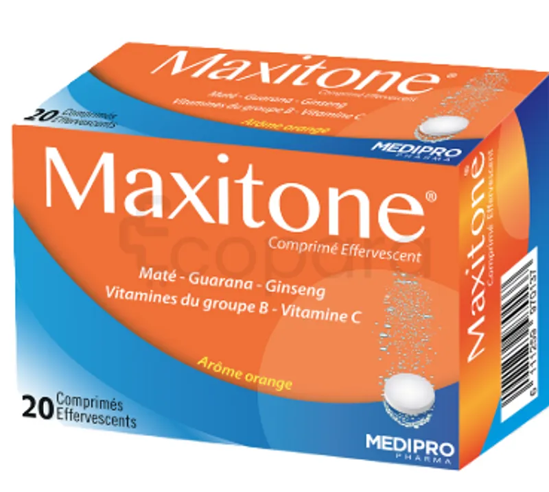 MAXITONE BOITE DE 20 COMPRIMES EFFERVESCENTS