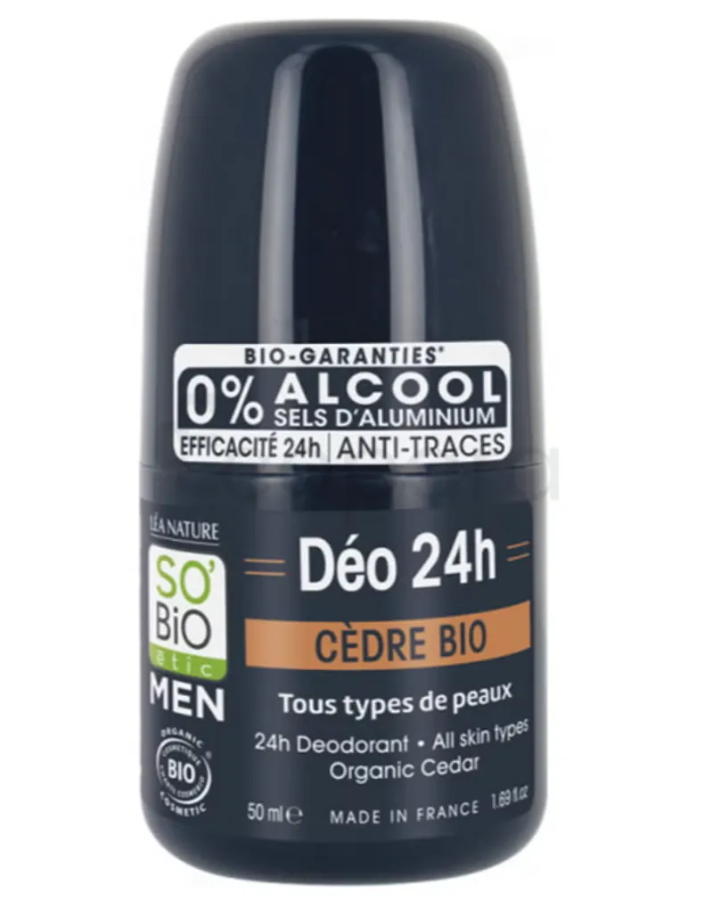 SO'BIO ETIC MEN DEODORANT CEDRE BIO 50ML