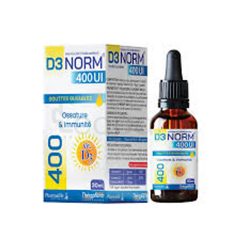 D3 NORM 400UI OSSATURE ET IMMUNITE GOUTTES BUVABLES 30ML