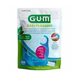 GUM EASY FLOSSERS MENTHOLE CIRE BOITE DE 30 REFERENCE 890