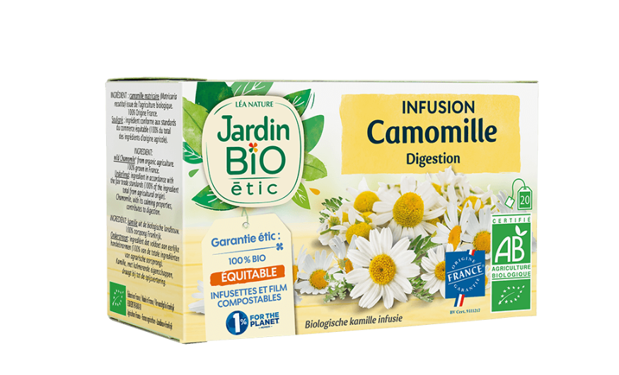 LEA NATURE JARDIN BIO INFUSION CAMOMILLE BOITE DE 20 SACHETS