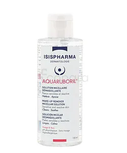 ISISPHARMA AQUARUBORIL SOLUTION MICELLAIRE DEMAQUILLANTE PEAUX SENSIBLES ET REACTIVES 100ML REFERENCE T60AV