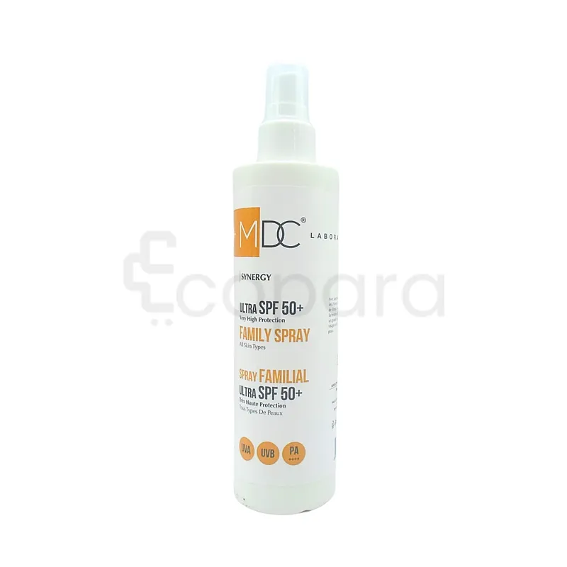 MDC SYNERGY SPRAY FAMILIALE ULTRA SPF50+ 200ML