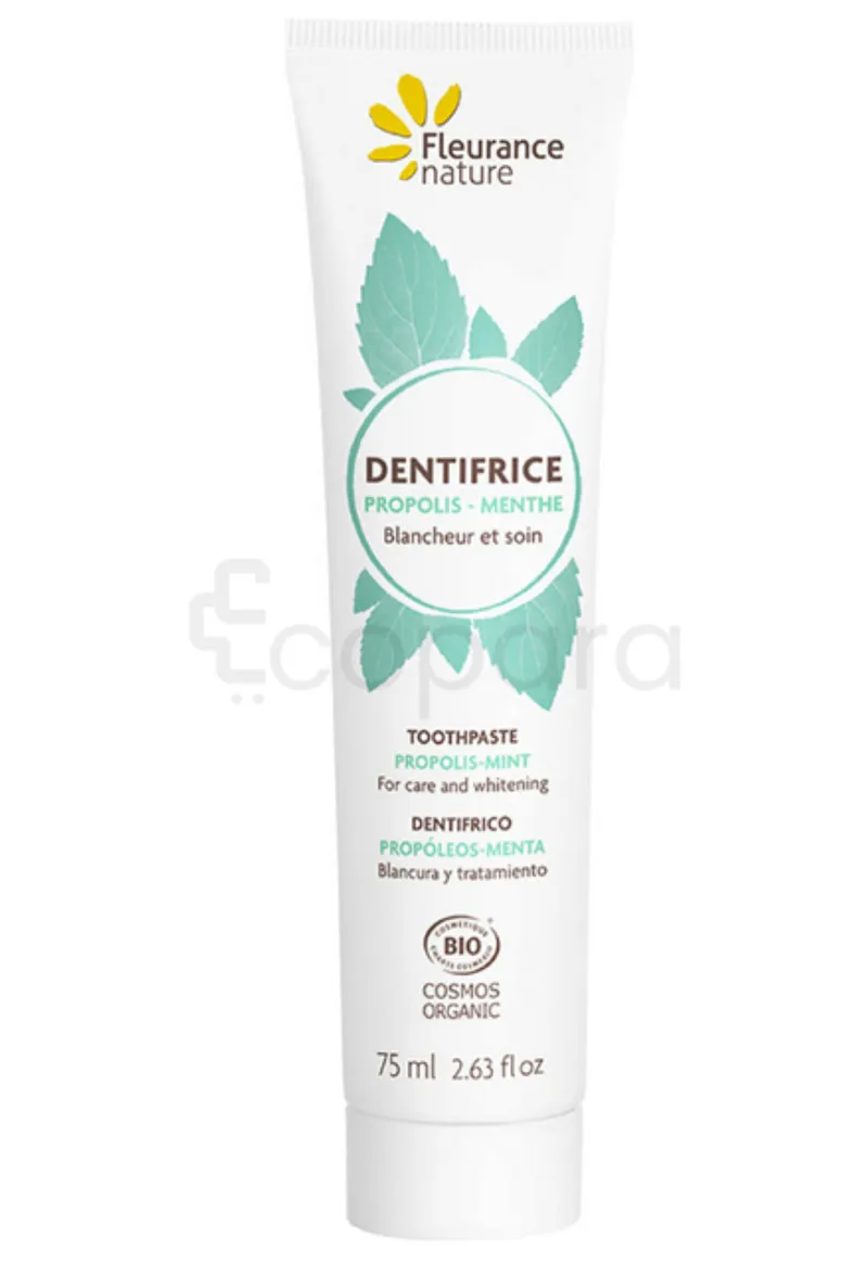FLEURANCE NATURE DENTIFRICE PROPOLIS A LA MENTHE BLANCHEUR ET SOIN 75ML