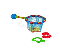 NUBY JOUET DE BAIN SPLASH N'CATCH FILET POUR LE BAIN AVEC 4 JOUETS +18MOIS REFERENCE 24-ID6142