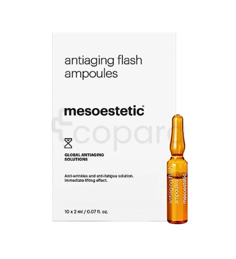 MESOESTETIC ANTIAGING FLASH AMPOULES BOITE DE 10*2ML