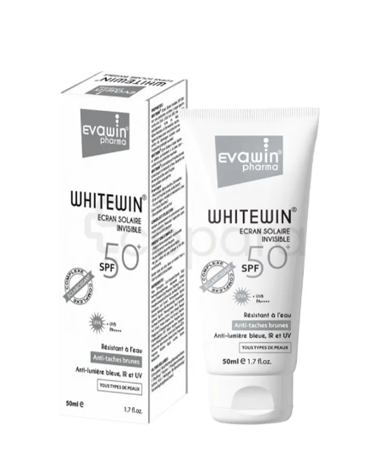 EVAWIN WHITEWIN ECRAN SOLAIRE INVISIBLE ANTI-TACHE BRUNE 50ML